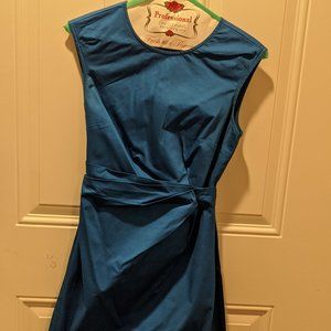 Teal work dress
